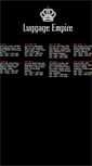 Mobile Screenshot of luggageempire.com